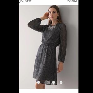 White House Black Market dress with cinched waist